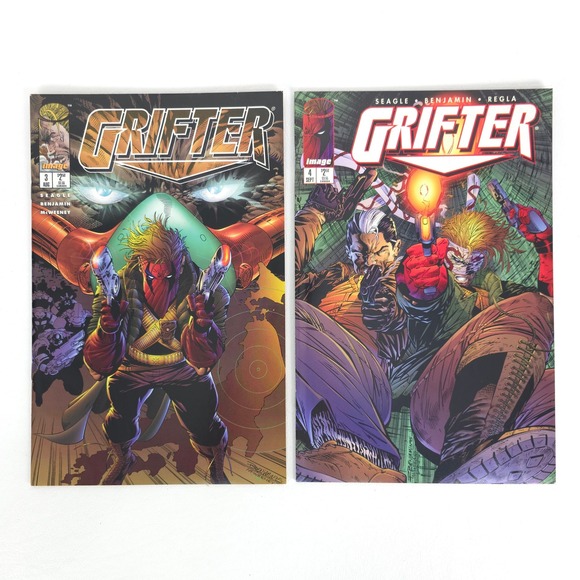 Image Comics Grifter Vol 1 Lot 3 and 4 1995 Action Series Seagle Benjamin - Picture 1 of 5